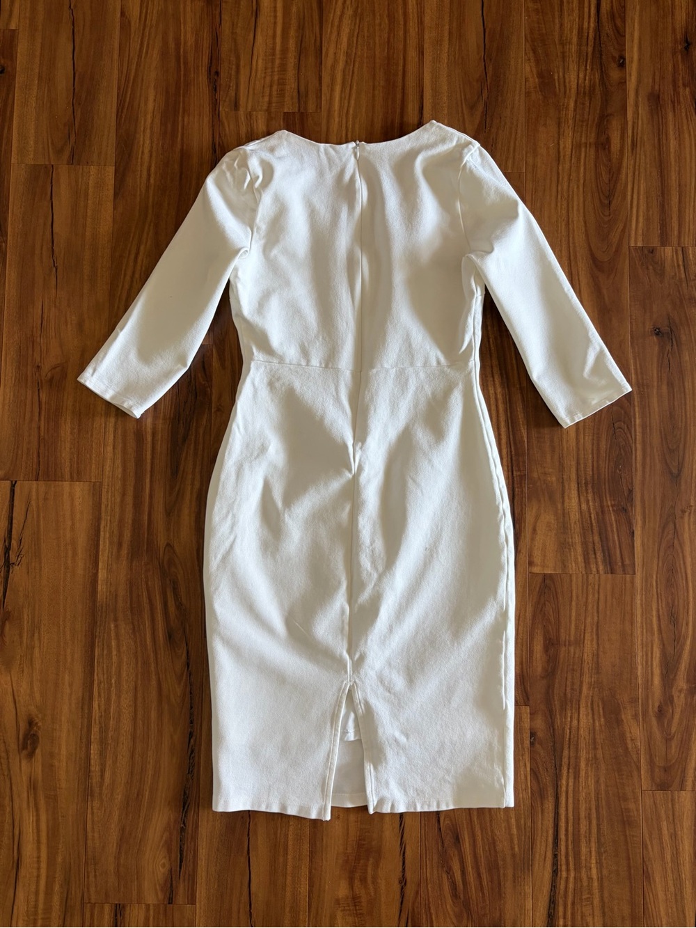 Lulus Style And Slay White Bodycon Midi Dress - Size S - Picture 4 of 8